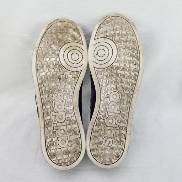 ✅Adidas Neo Baseline W Sneakers Merlot/Grey Women's 9 Athletic Shoes 3 Stripe - Picture 3 of 11